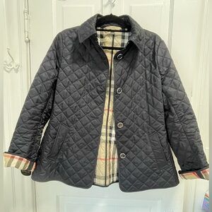 Burberry Brit Navy Quilted Jacket
